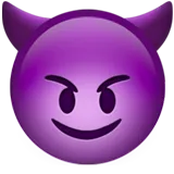 Happy devil emoji